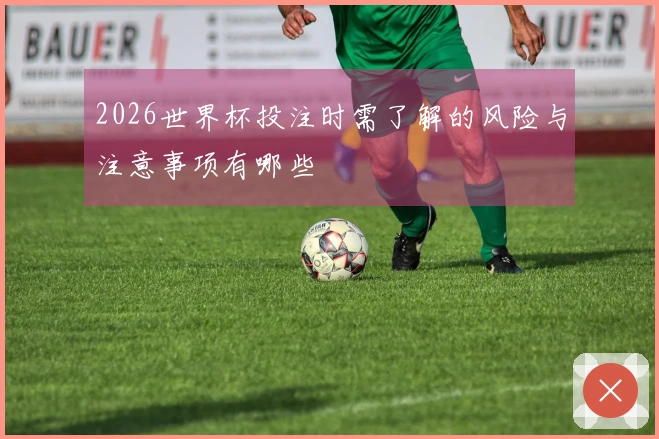 2026世界杯投注时需了解的风险与注意事项有哪些